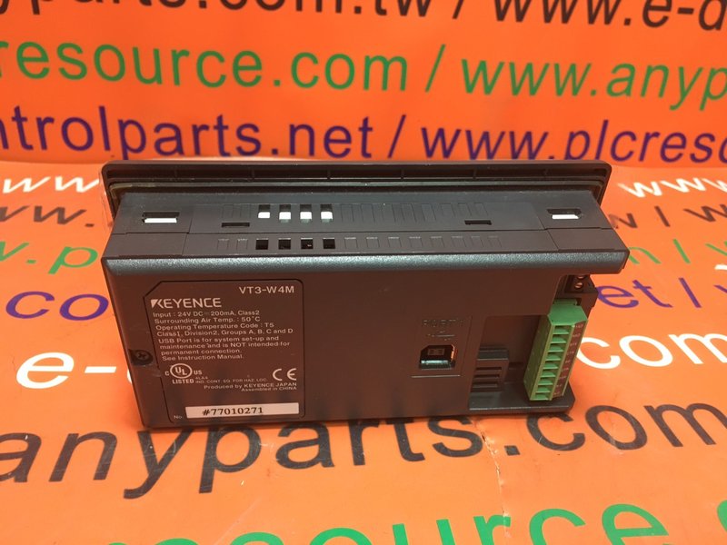 KEYENCE VT3-W4M - PLC DCS SERVO Control MOTOR POWER SUPPLY IPC ROBOT