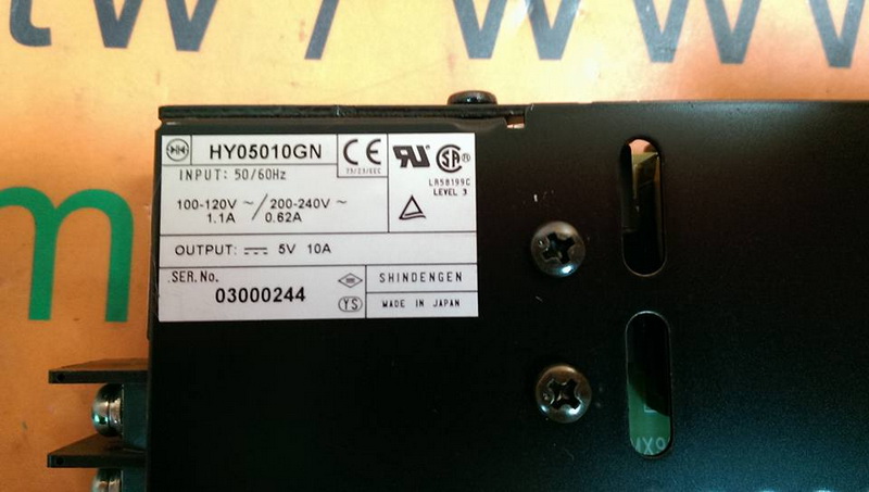 SHINDENGEN POWER SUPPLY 200-240V HY05010GN - 裕益科技自動化設備可程式編碼器PLC分散式控制系統DCS
