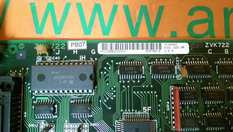 VME VME BOARD ZVK722(PB07) ZVK722-3 - 裕益科技自動化設備可程式編碼器PLC分散式控制系統DCS