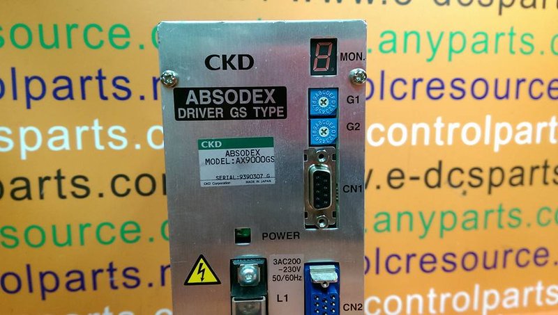 CKD ABSODEX DRIVER GS TYPE AX9000GS - PLC DCS SERVO Control MOTOR 