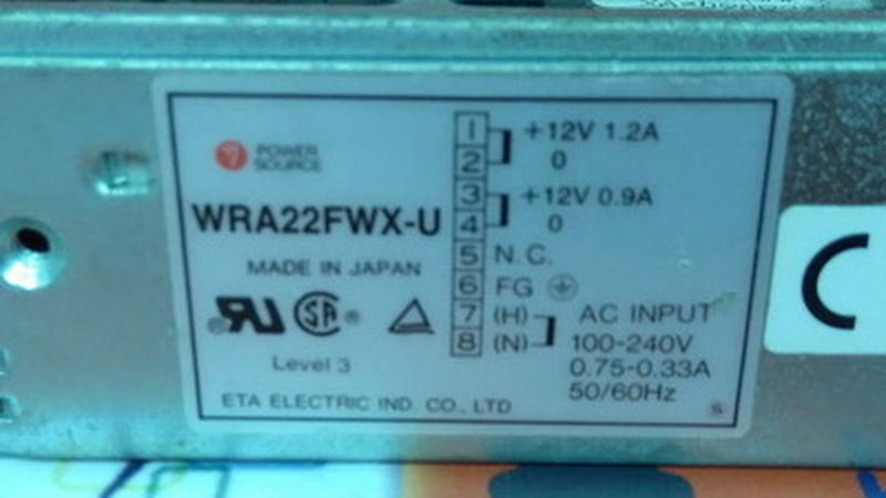 ETA ELECTRIC IND POWER SOURCE WRA22FWX-U (3)