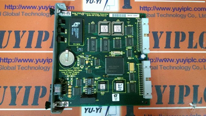 CONTROL TECHNOLOGY MODEL 2701E CPU MODULE CARD - 裕益科技自動化設備可程式編碼器PLC分散式 ...