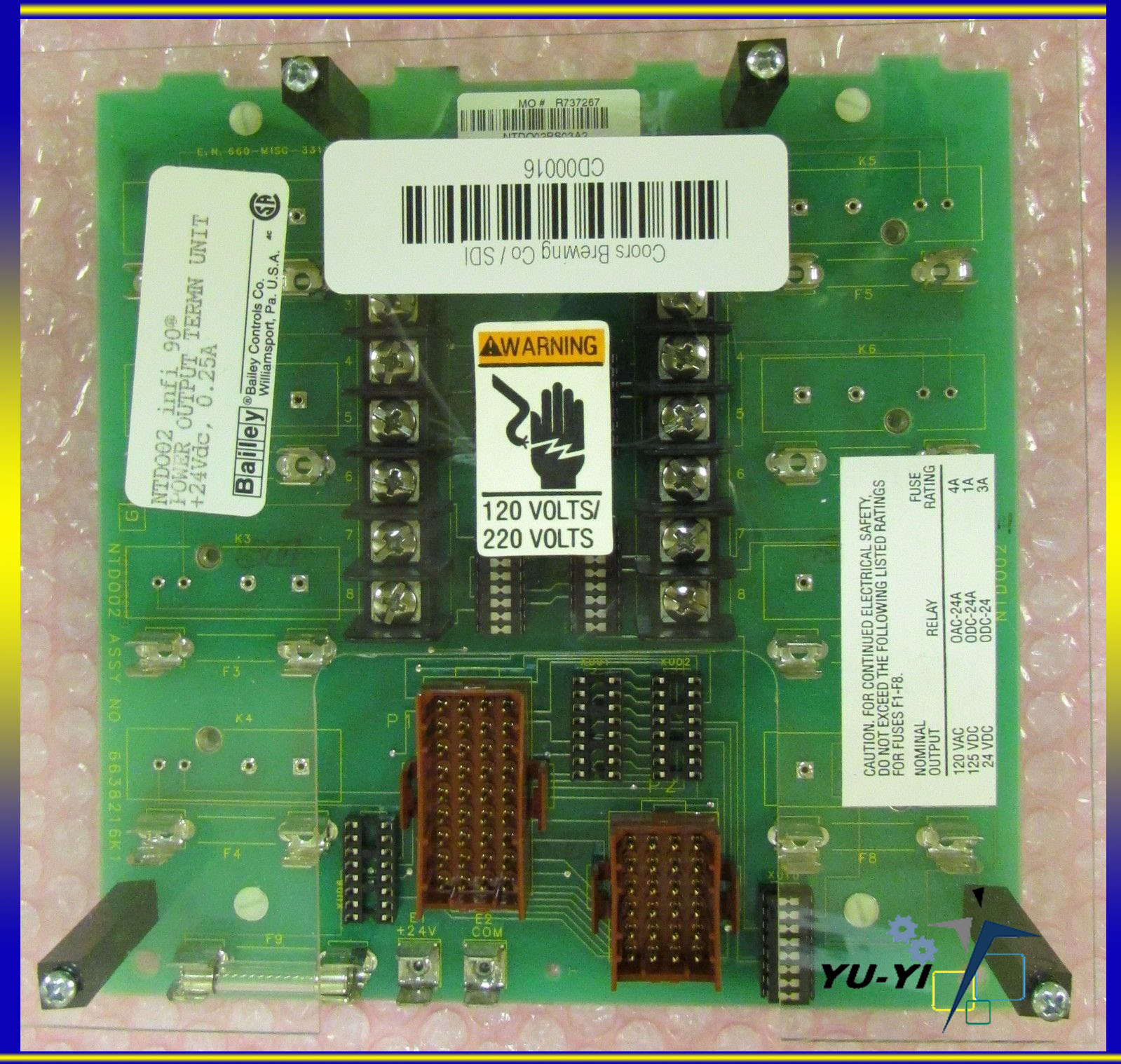 Module D’alimentation Bailey IPSYS01 Pour Système Infi 90 - Reconditionné, Testé, Prêt à L’emploi