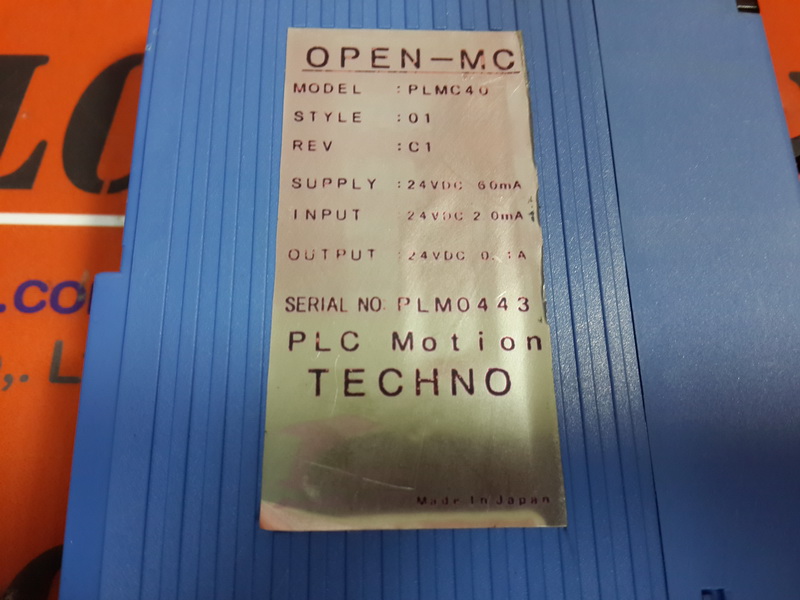 TECHNO PLMC40-01 OPEN-MC - 裕益科技自動化設備可程式編碼器PLC分散式控制系統DCS