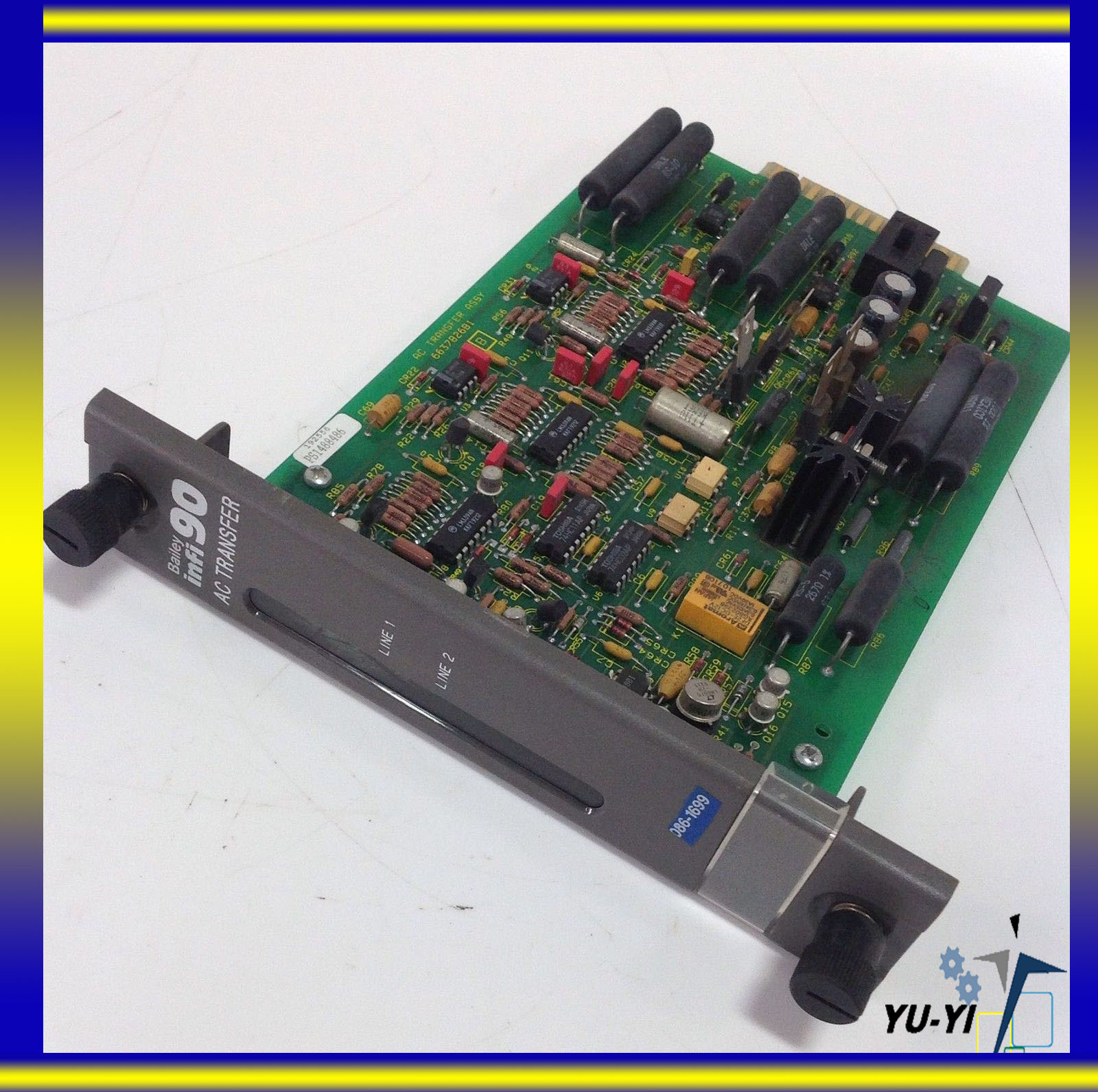 BAILEY INFI-90 AC TRANSFER MODULE 6637827B1 - 裕益科技自動化設備可程式編碼器PLC分散式控制系統DCS