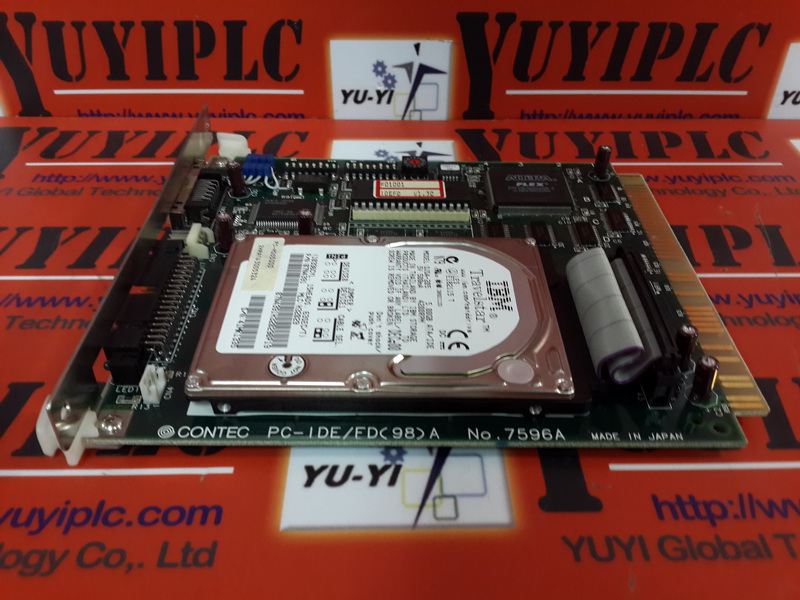 CONTEC PC-IDE/FD(98)A NO.7596A & IBM DJSA-2 - 裕益科技自動化設備可程式編碼器PLC分散式控制系統DCS