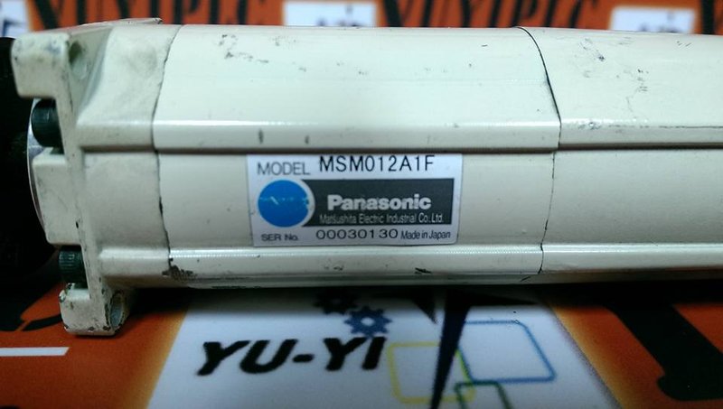 PANASONIC AC SERVO MOTOR MSM012A1F - 裕益科技自動化設備可 