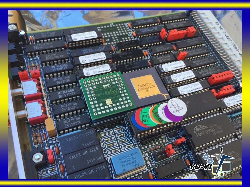 MOTOROLA MVME 123 CPU Card - PLC DCS SERVO Control MOTOR POWER SUPPLY ...