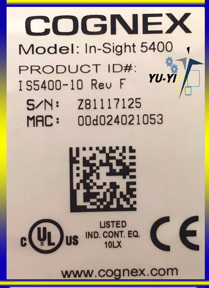 Cognex 5400-10 W PATMAX In-Sight Vision System IS5400-10 5400 - 裕益科技自動化 ...