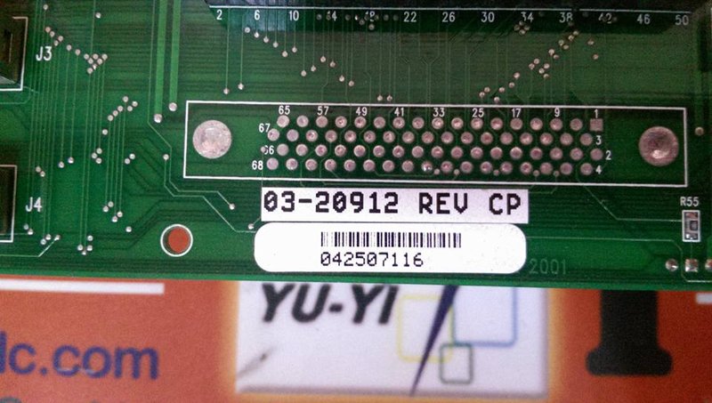 ASM BOARD 03-20912 - 裕益科技自動化設備可程式編碼器PLC分散式控制系統DCS