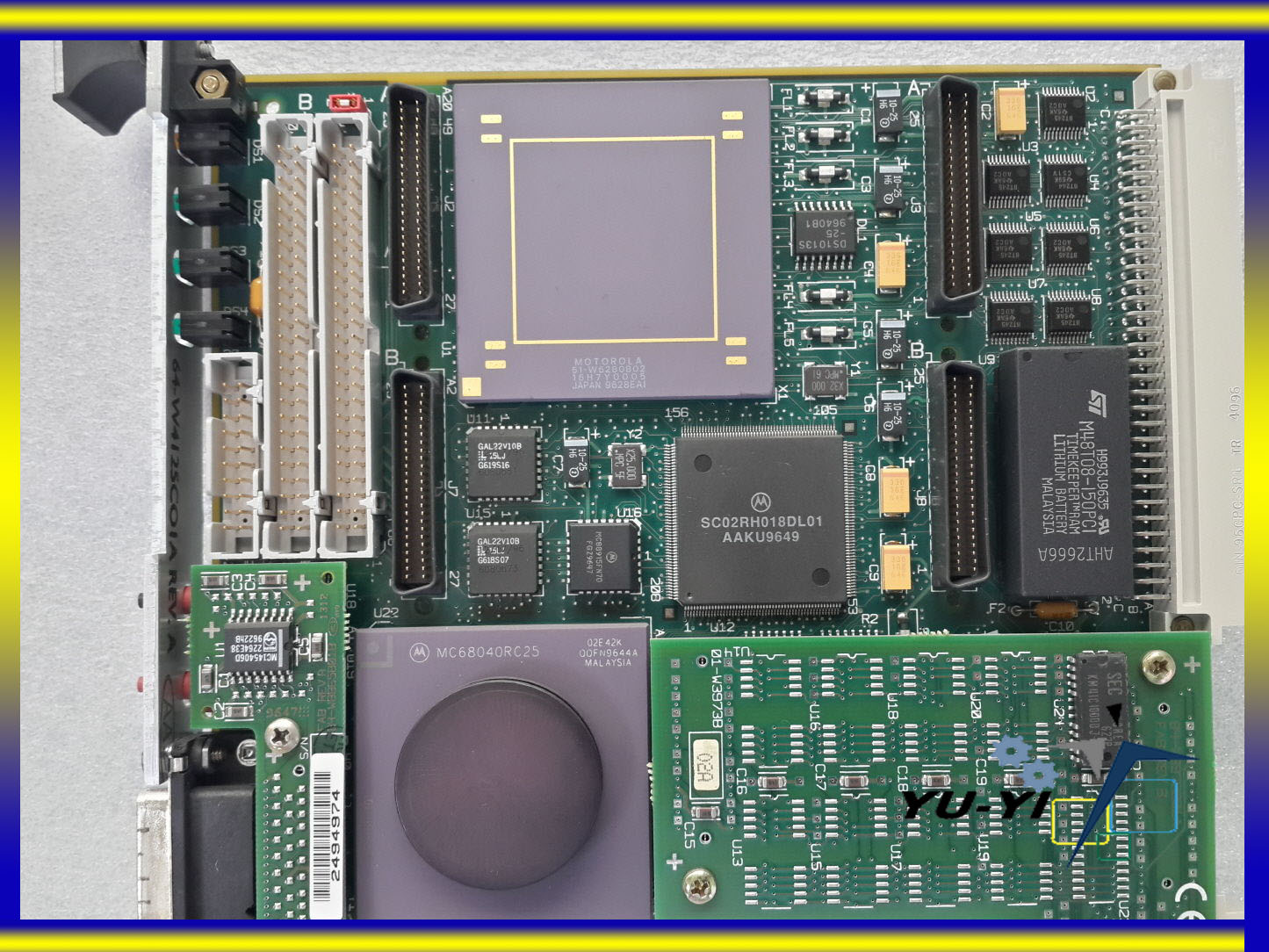 MOTOROLA MVME162-020A MVME Motorola Rack Card - PLC DCS SERVO Control ...