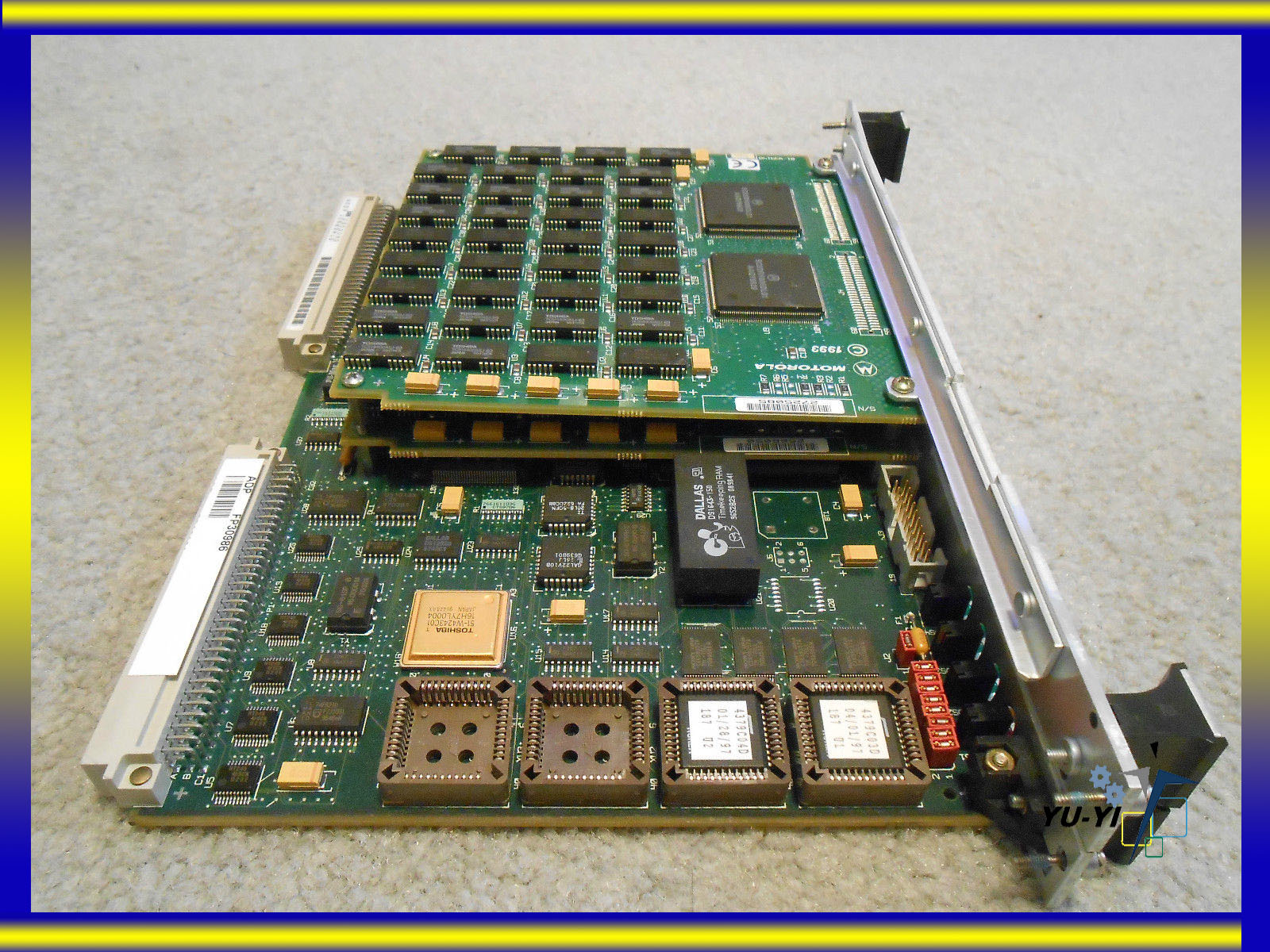 MOTOROLA MVME187-035B 88100 RISC CPU 33MHZ W 32KB CACHE, MMU, FPU, 64MB ...