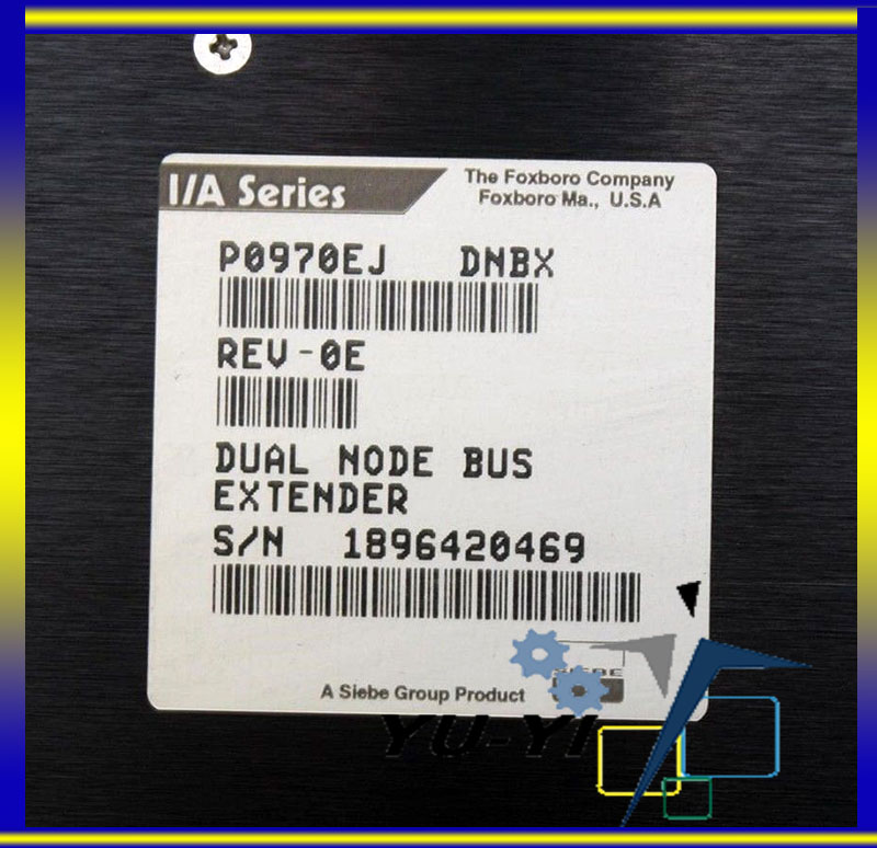 Foxboro P0970EJ Rev 0E Dual Nodebus Extender - 裕益科技自動化設備可程式編碼器PLC分散式控制系統DCS