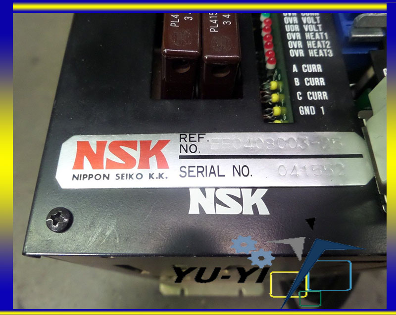 NSK NIPPON SEIKO AC SERVO DRIVE EE0408C03-25 EE0408C0325 - PLC DCS SERVO  Control MOTOR POWER SUPPLY IPC ROBOT