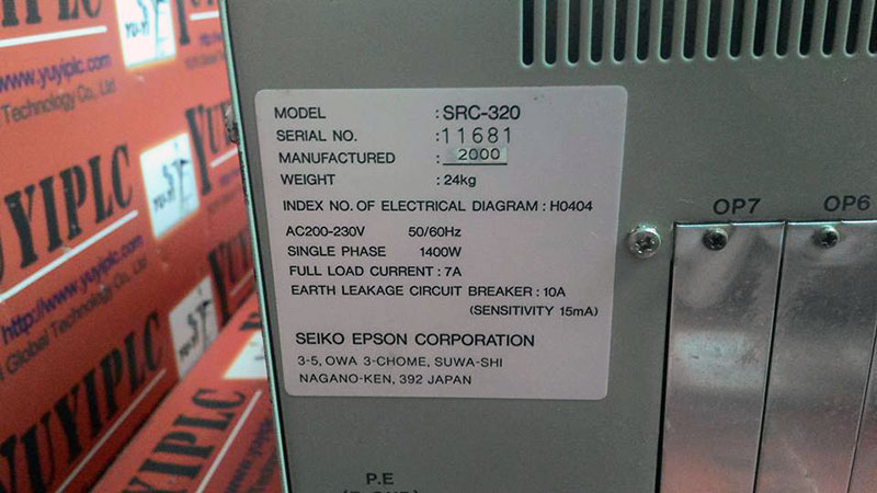 Epson Seiko SRC-320 ABS D-Tran Robot Controller - PLC DCS SERVO Control  MOTOR POWER SUPPLY IPC ROBOT