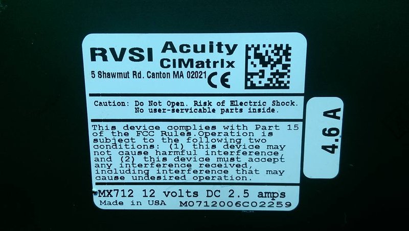 RVSI Acuity CiMatrix MX712 Video Camera Controller - 裕益科技自動化設備可程式編碼器PLC ...
