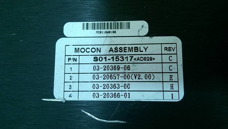 ASML MOCON ASSEMBLY REV.C P/N S01-15317 (AD829) - PLC DCS SERVO Control ...