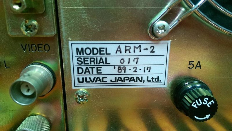 ULVAC ARM-2 CONTROL UNIT SYSTEM - 裕益科技自動化設備可程式編碼器PLC分散式控制系統DCS