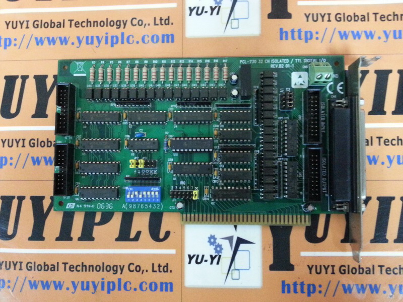 Advantech PCL-730 32 Ch ISOLATED / TTL Digital I/o Card - PLC DCS SERVO ...