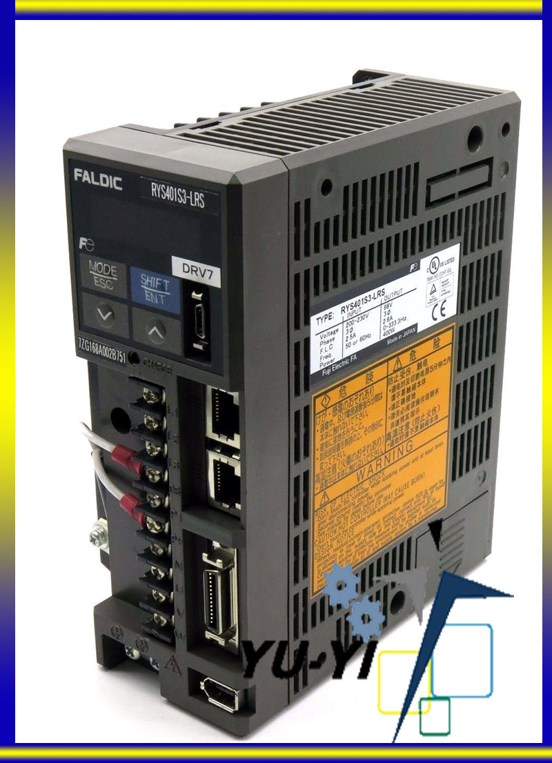 FUJI RYS401S3-LRS SERVO DRIVER - 裕益科技自動化設備可程式編碼器PLC分散式控制系統DCS