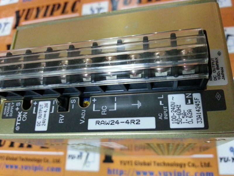 TDK RAW24-4R2 POWER SUPPLY - 裕益科技自動化設備可程式編碼器PLC分散式控制系統DCS