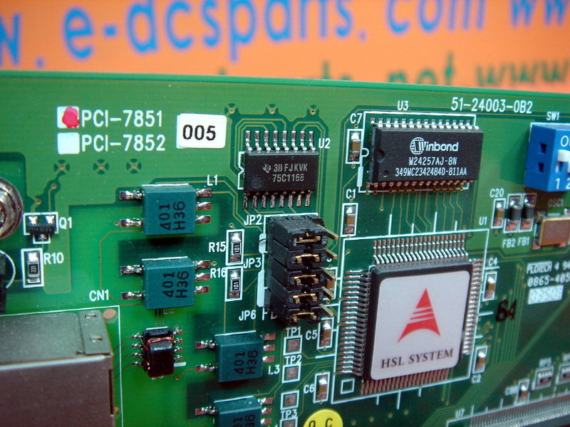 Dynamic Instruments 7851 ADLINK PCI-7851 - PLC DCS SERVO Control MOTOR POWER SUPPLY IPC ROBOT