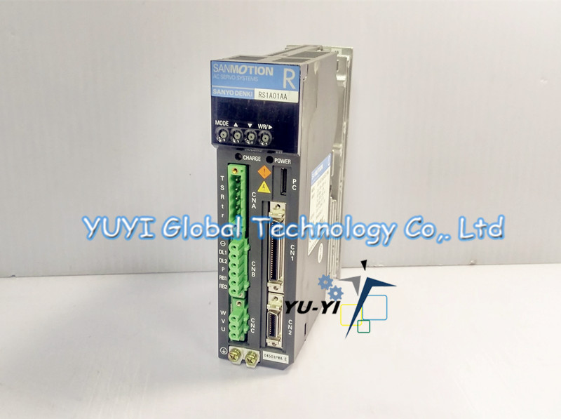 1Pcs Used Sanmotion Sanyo Servo Driver RS1A01AA Plc yc 