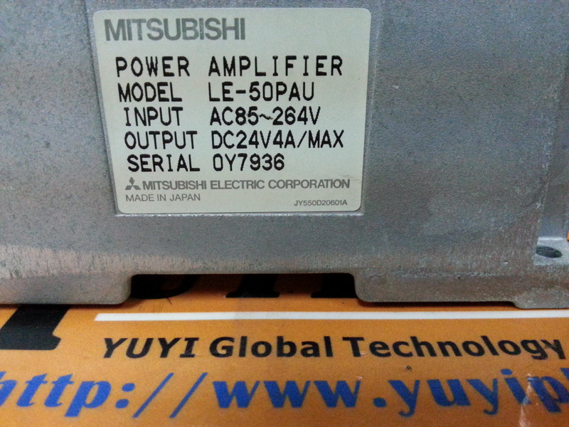 MITSUBISHI LE-50PAU Power Amplifier PLC Module - 裕益科技自動化設備可程式編碼器PLC分散式 ...