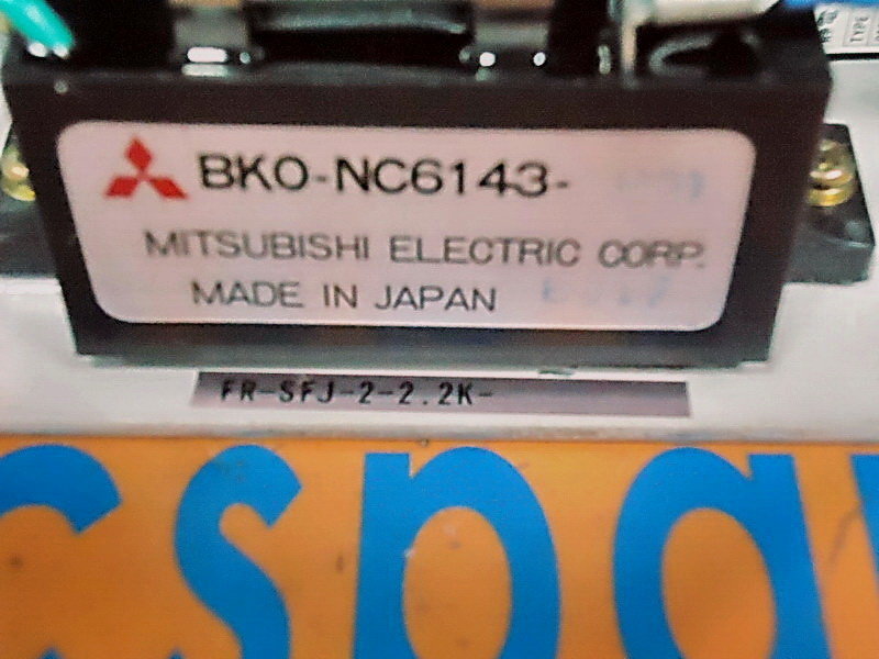 MITSUBISHI BKO-NC6143 AC SPINDLE CONTROLLER - 裕益科技自動化設備可程式編碼器PLC分散式控制系統DCS