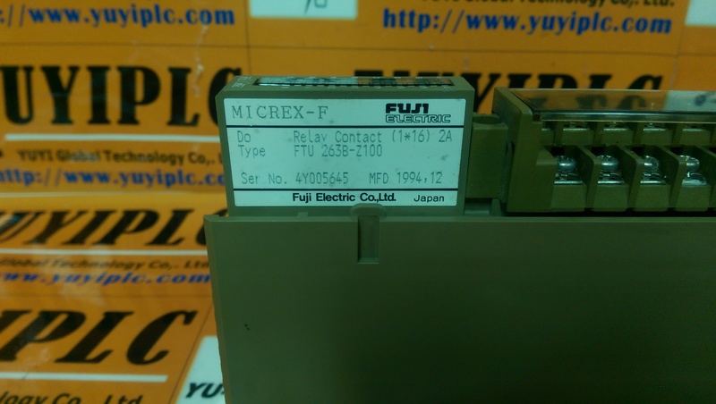 FUJI MICREX-F FTU 263B-Z100 PLC MODULE - 裕益科技自動化設備可程式編碼器PLC分散式控制系統DCS