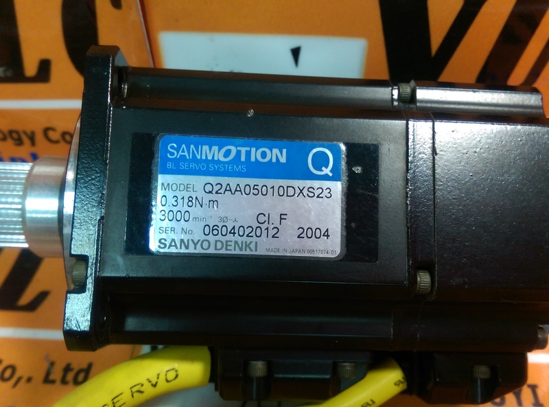 Server Motor Driver SANYO Q2AA05010DXS23 MOTOR SERVER DRIVER - PLC DCS SERVO Control MOTOR ...