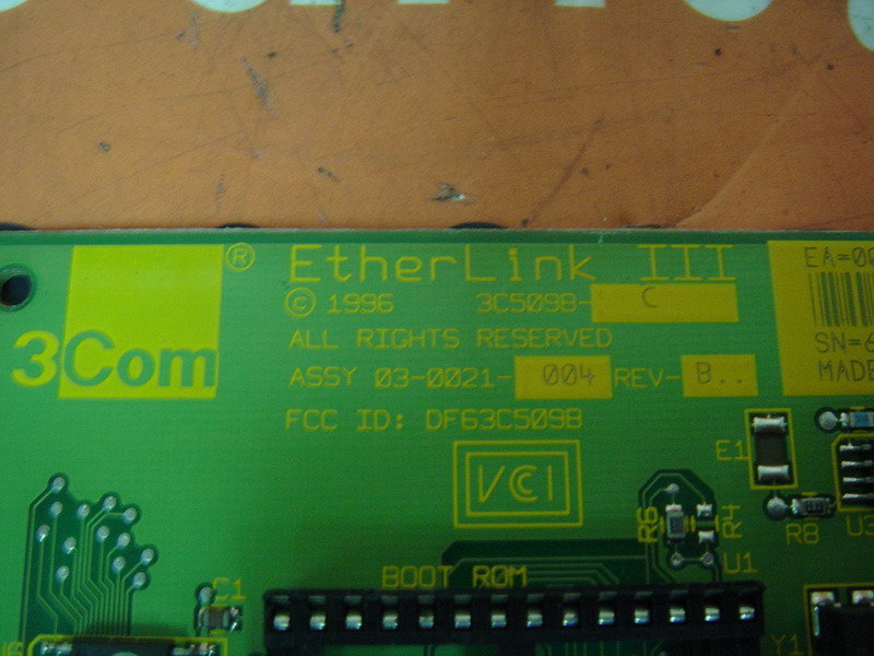3COM 3C905B-C ETHERNET ADAPTER CARD (3)