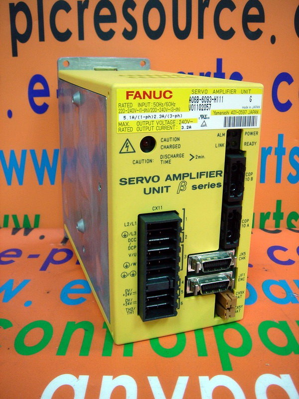FANUC A06B-6093-H111 (2) FANUC Servo Amplifier Module A06B-6093-H111 A06B-6093-H112 A06B