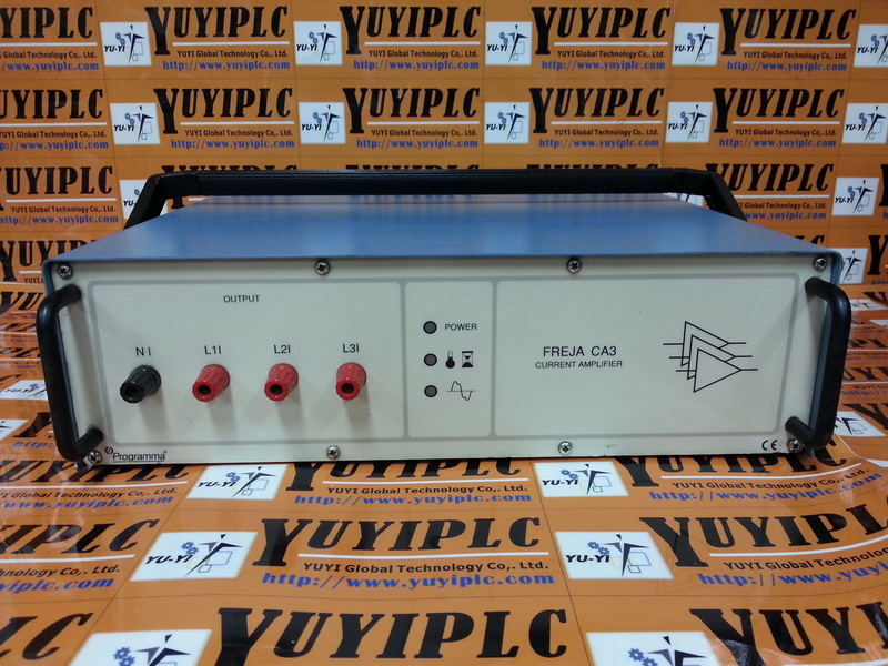 PROGRAMMA CURRENT AMPLIFIER FREJA CA3 - 裕益科技自動化設備可程式編碼器PLC分散式控制系統DCS