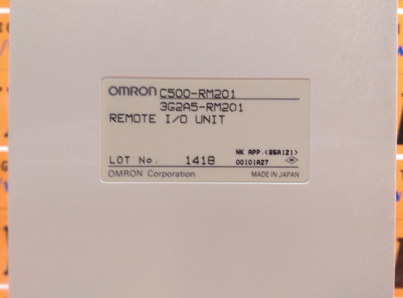 OMRON C500-RM201 REMOTE I/O UNIT - 裕益科技自動化設備可程式編碼器PLC分散式控制系統DCS