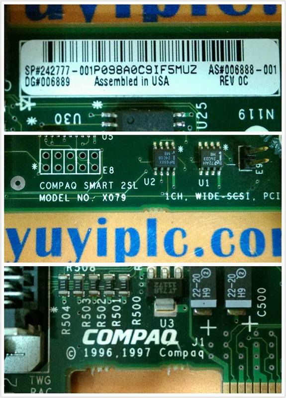 COMPAQ 242777-001 SMART 2SL MODEL NO. X079 PCI BOARD - PLC DCS SERVO ...