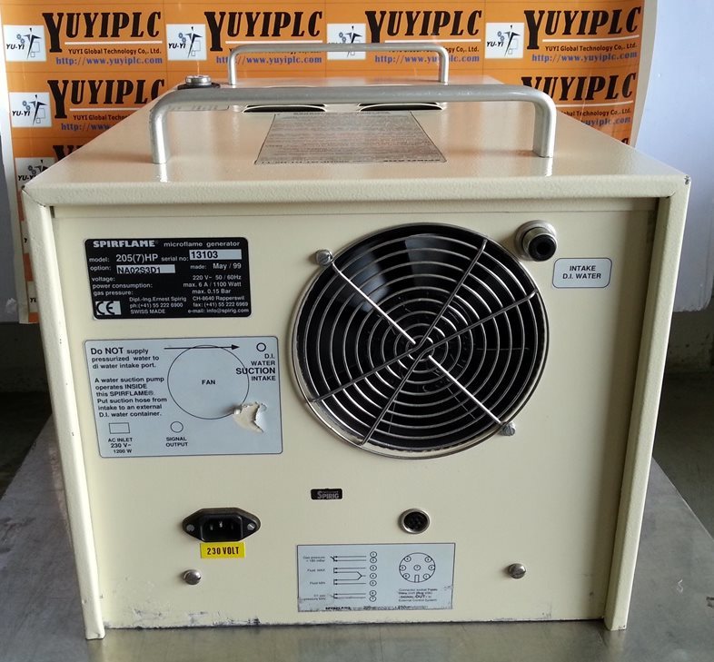 SPIRFLAME 205(7)HP MICROFLAME GENERATOR - 裕益科技自動化設備可程式編碼器PLC分散式控制系統DCS