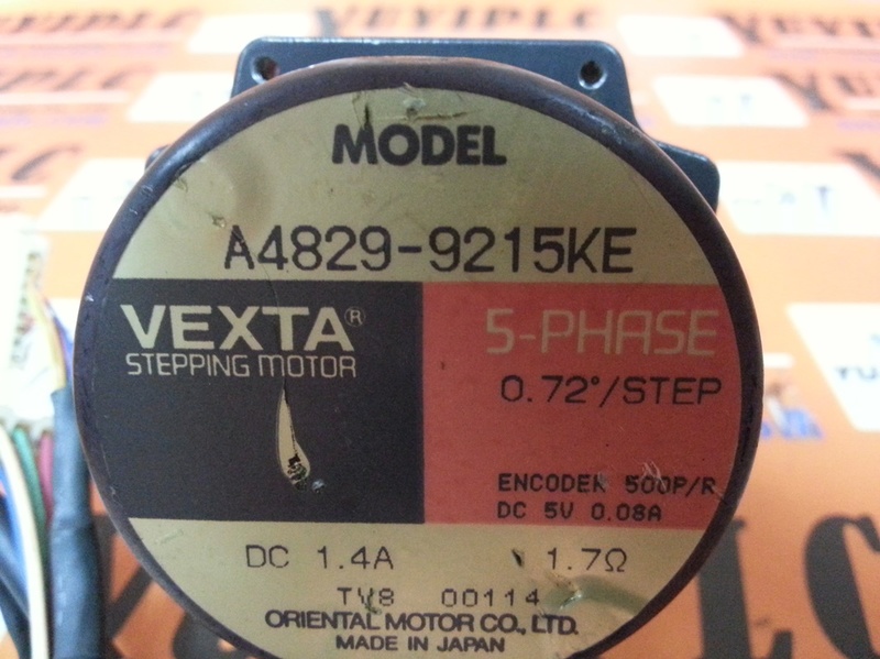 ORIENTAL A4829-9215KE VEXTA 5-PHASE STEPPING MOTOR - PLC DCS SERVO ...