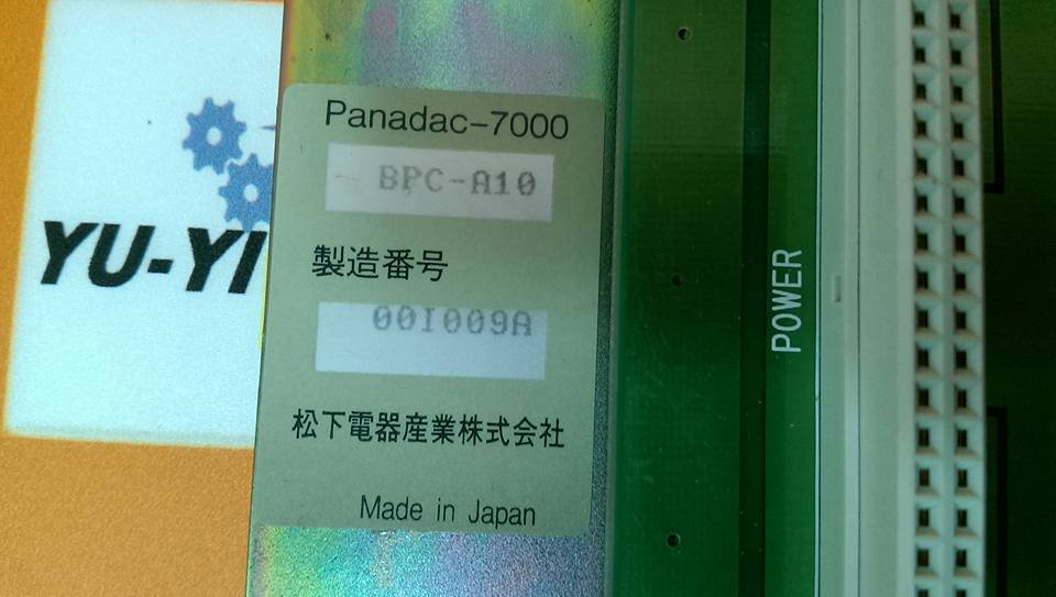 PANASONIC PANADAC-7000 BPC-A10 BASIC BOARD - PLC DCS SERVO Control ...