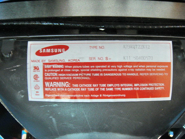 Samsung Industrial MONITOR TYPE:A23KQT22X12 (3)