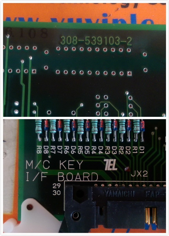 TEL M/C KEY I/F BOARD / 308-539103-2 BOARD - 裕益科技自動化設備可程式編碼器PLC分散式控制系統DCS