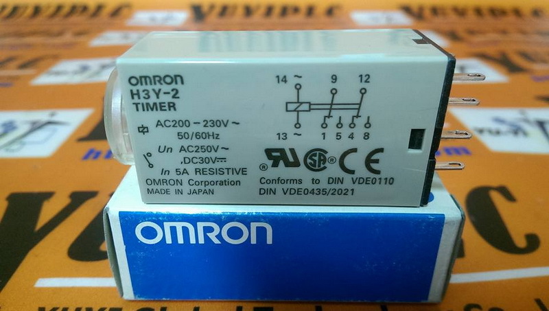Схема подключения omron h3y 2