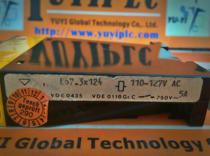 TESCH E67.3X124 SAFETY RELAY - 裕益科技自動化設備可程式編碼器PLC分散式控制系統DCS