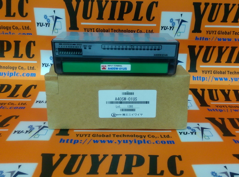 ANYWIRE A40SW-01US INPUT TERMINAL - 裕益科技自動化設備可程式編碼器PLC分散式控制系統DCS