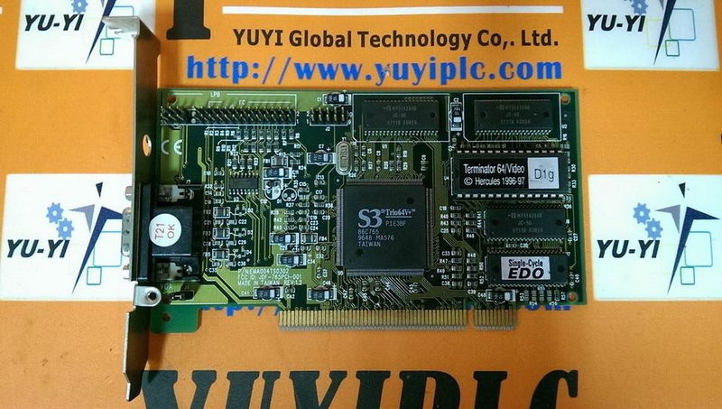 HERCULES JDF-765PCI-001 TERMINATOR 64 PCI VIDEO CARD - 裕益科技自動化設備可程式編碼器 ...