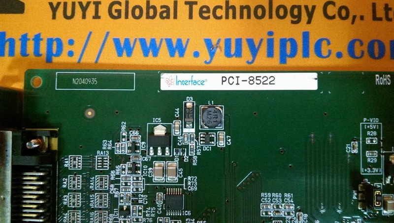 INTERFACE PCI-8522 PCI CARD (N2040935) - PLC DCS SERVO Control MOTOR ...