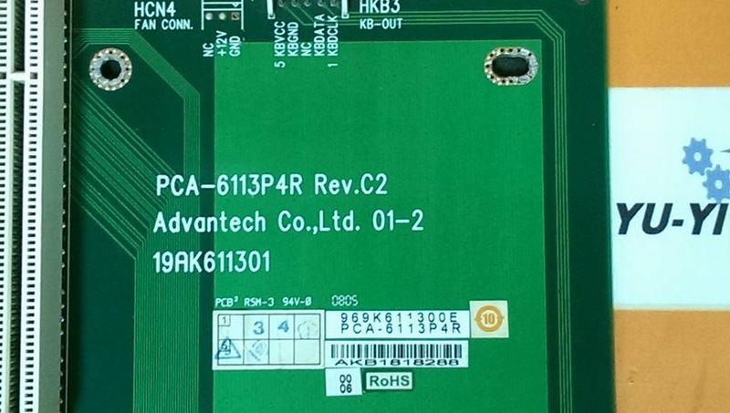 ADVANTECH PCA-6113P4R 13-slot 8 ISA 4 PCI 2 PICMG Back - 裕益科技自動化設備可程式 ...