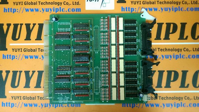 ACCEL. CORP. CEP-012B MIP-048 REV-2.00 - PLC DCS SERVO Control MOTOR ...