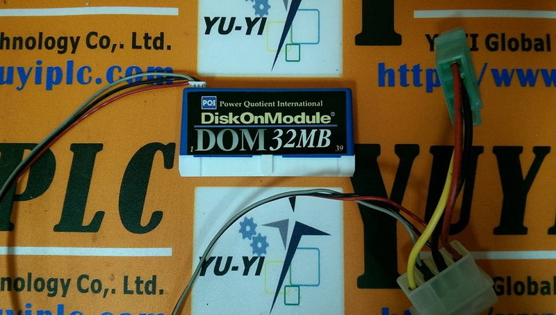 PQI DISK ON MODULE DOM 32MB 40PIN W/ POWER CABLE - 裕益科技自動化設備可程式編碼器PLC分散 ...