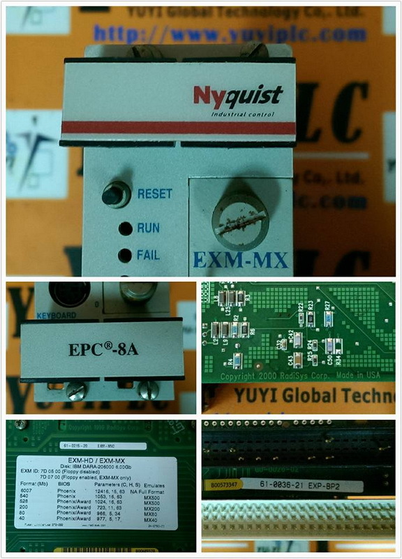 RADISYS NYQUIST EPC-8A EXM-HD / EXM-MX VME BOARD - PLC DCS SERVO ...